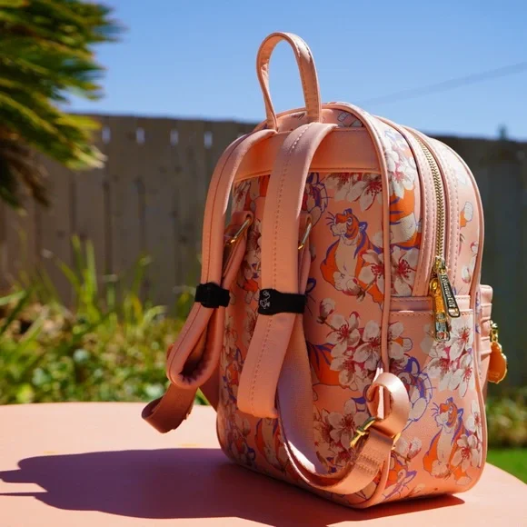 Loungefly Disney Aladdin Rajah Floral Mini Backpack